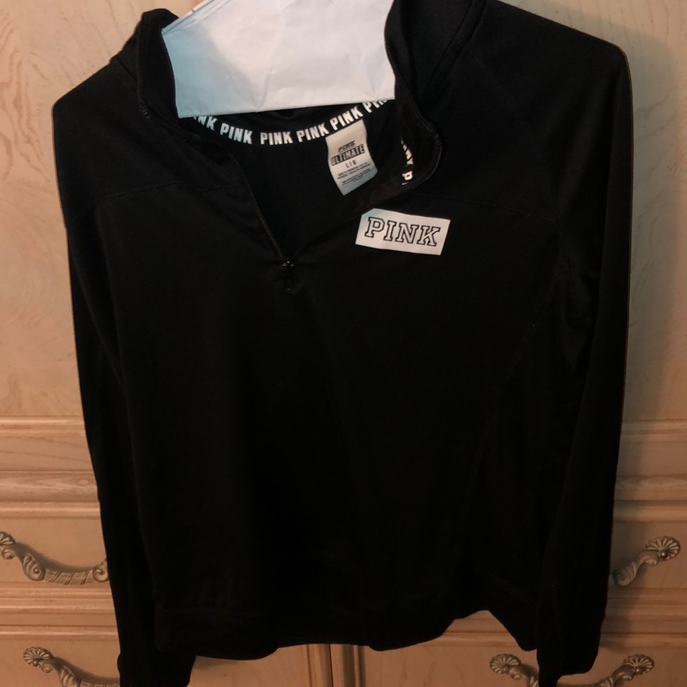 Pink sport pullover & sport bra bundle - Picture 2 of 4